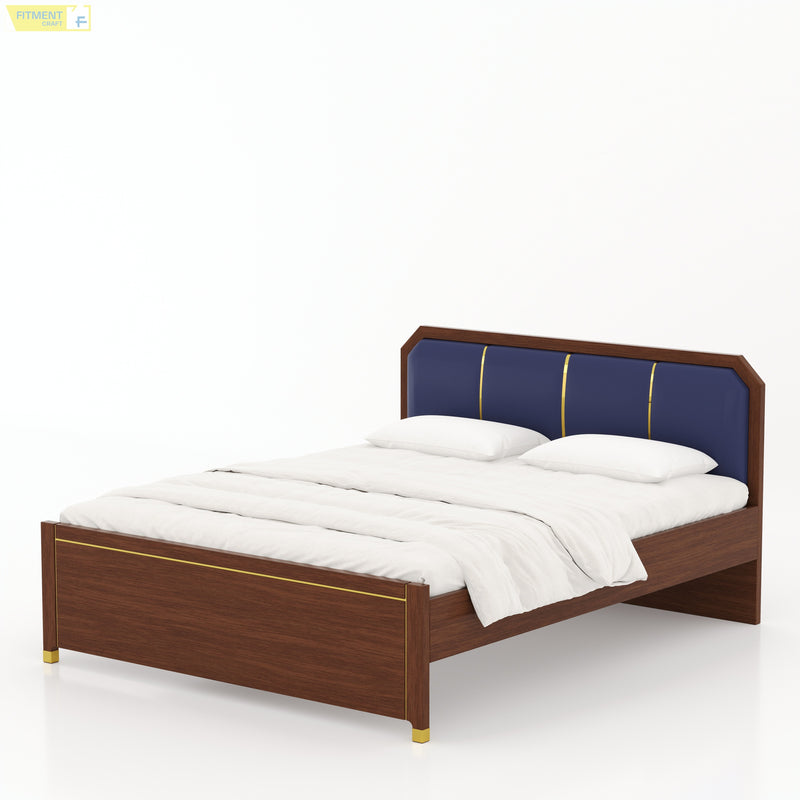 Koryn King Size Bed - Blue and Antique - image 7