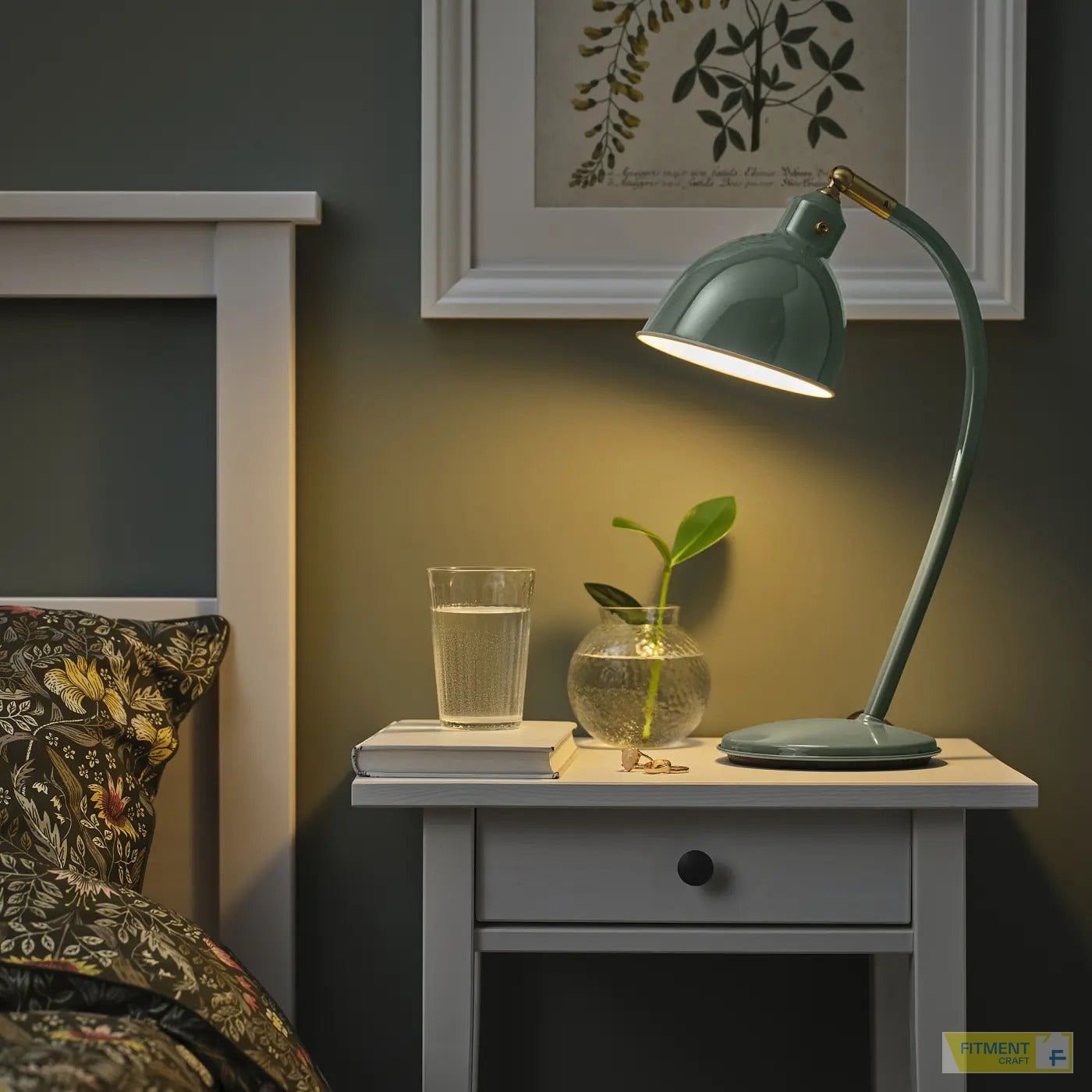 RÖDFLIK desk lamp grey green - Standard - image 3