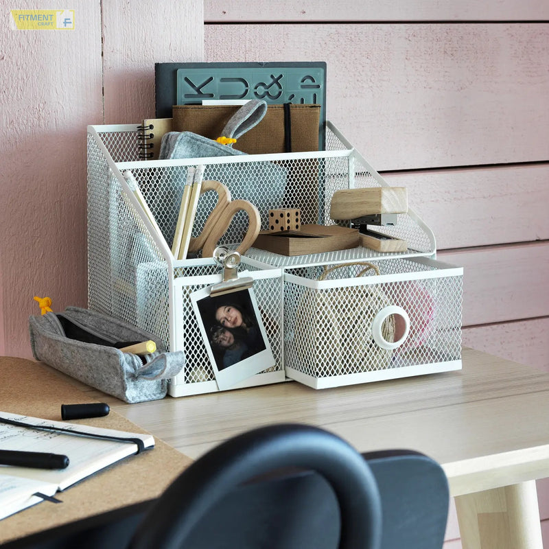 DRÖNJÖNS desk organiser white 25x20 cm - Standard - image 3
