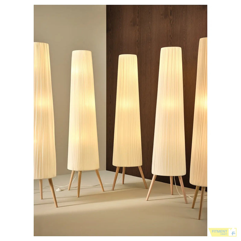 ÖKENSAND floor lamp beech white - Standard - image 4