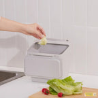 SKOLÄST waste bin for cabinet with door light grey 3 l - Standard - image 4