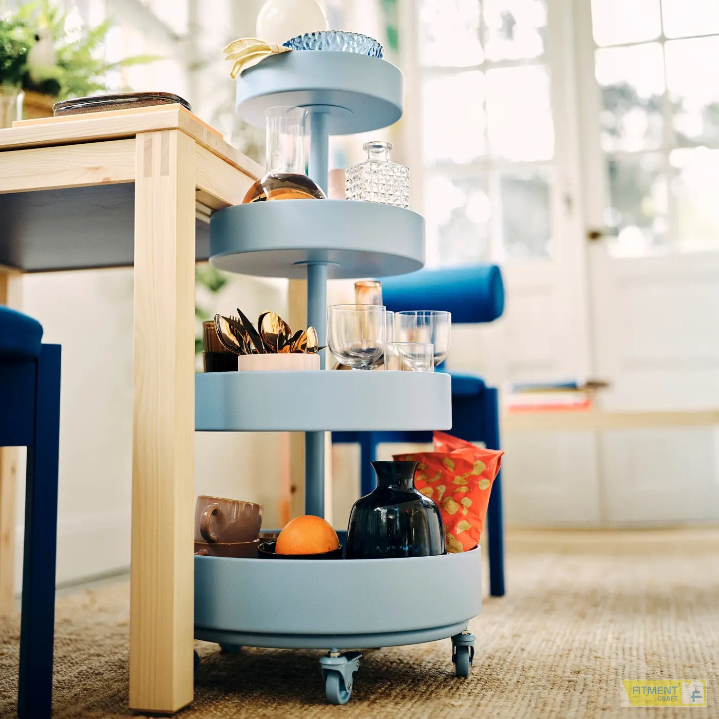 IKEA PS 2026 trolley blue 89x48 cm - Gallery - image 4