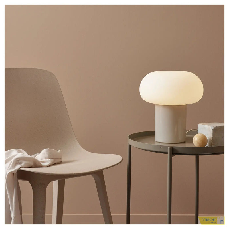 DEJSA table lamp beige opal white glass 28 cm - Standard - image 4