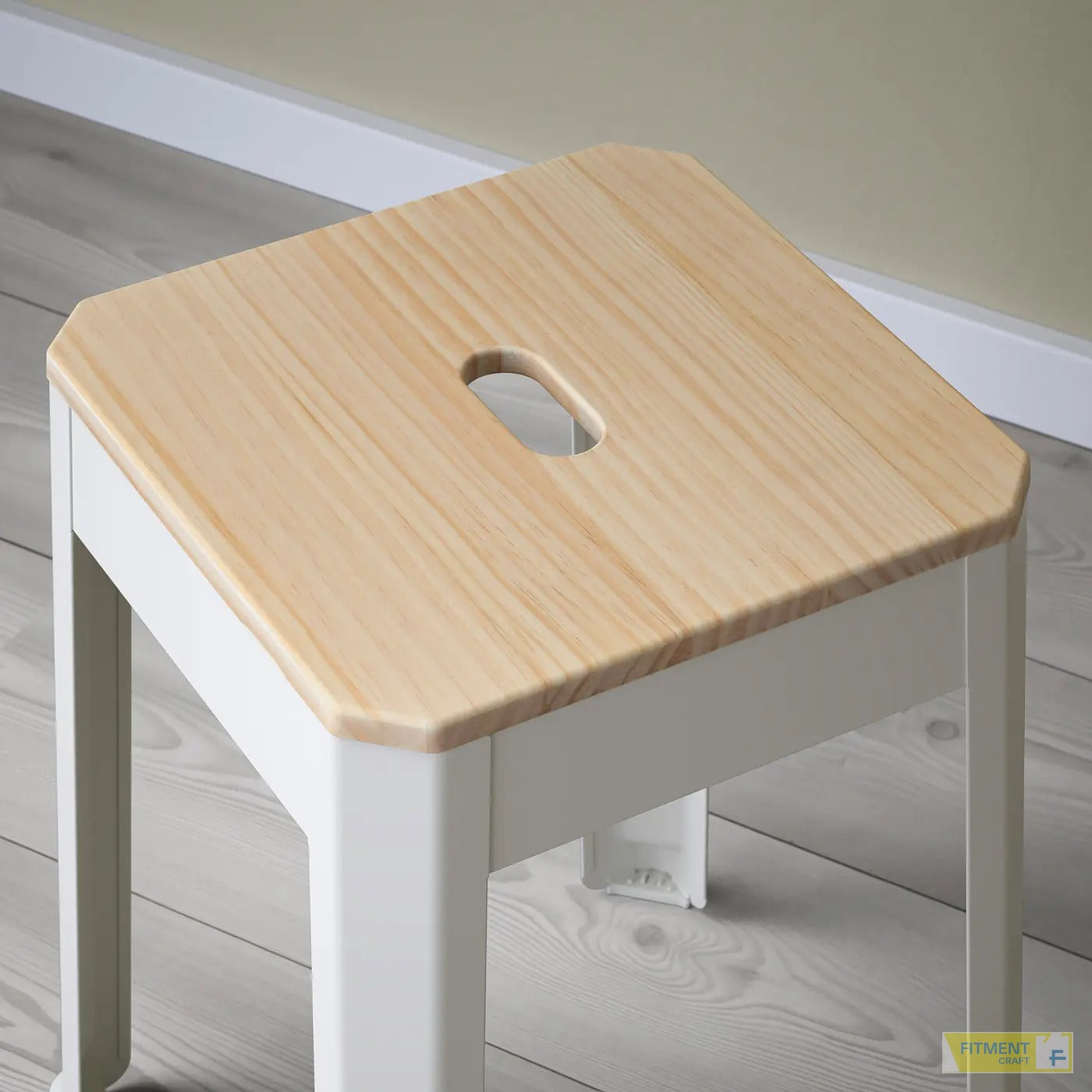 TRÄNNÖ stool white pine - Standard - image 4