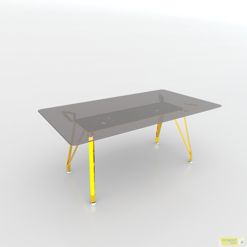 Rectafy Dining Table - Golden - image 4