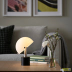 NÖDMAST LED portable lamp battery operated white black 26 cm - Gallery - image 4