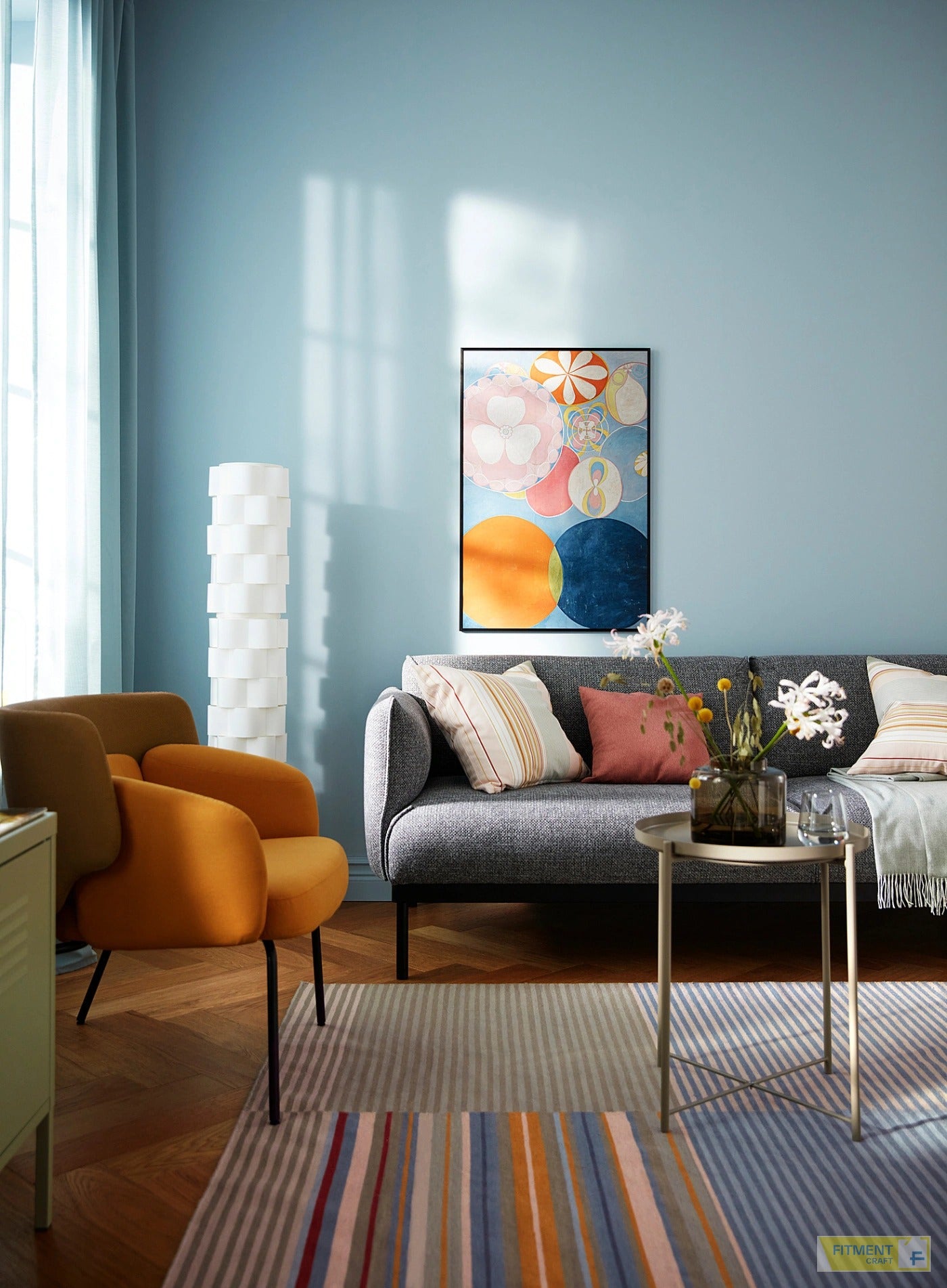 LÅGTRYCK floor lamp white 138 cm - Standard - image 5