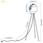 SINNERLIG floor lamp bamboo handmade - Standard - image 5