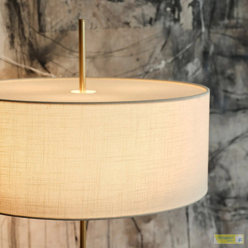 STOCKHOLM 2025 floor lamp white textile brass plated 159 cm - Standard - image 6