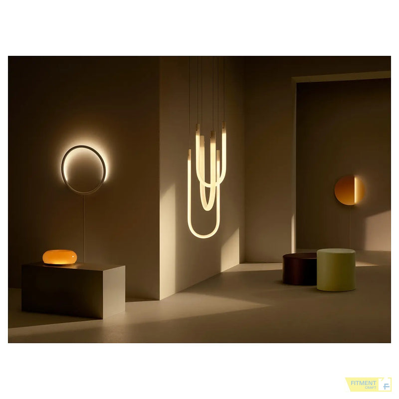 VARMBLIXT LED table wall lamp orange glass 30 cm - Standard - image 6