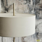 STOCKHOLM 2025 floor lamp white textile brass plated 159 cm - Standard - image 7