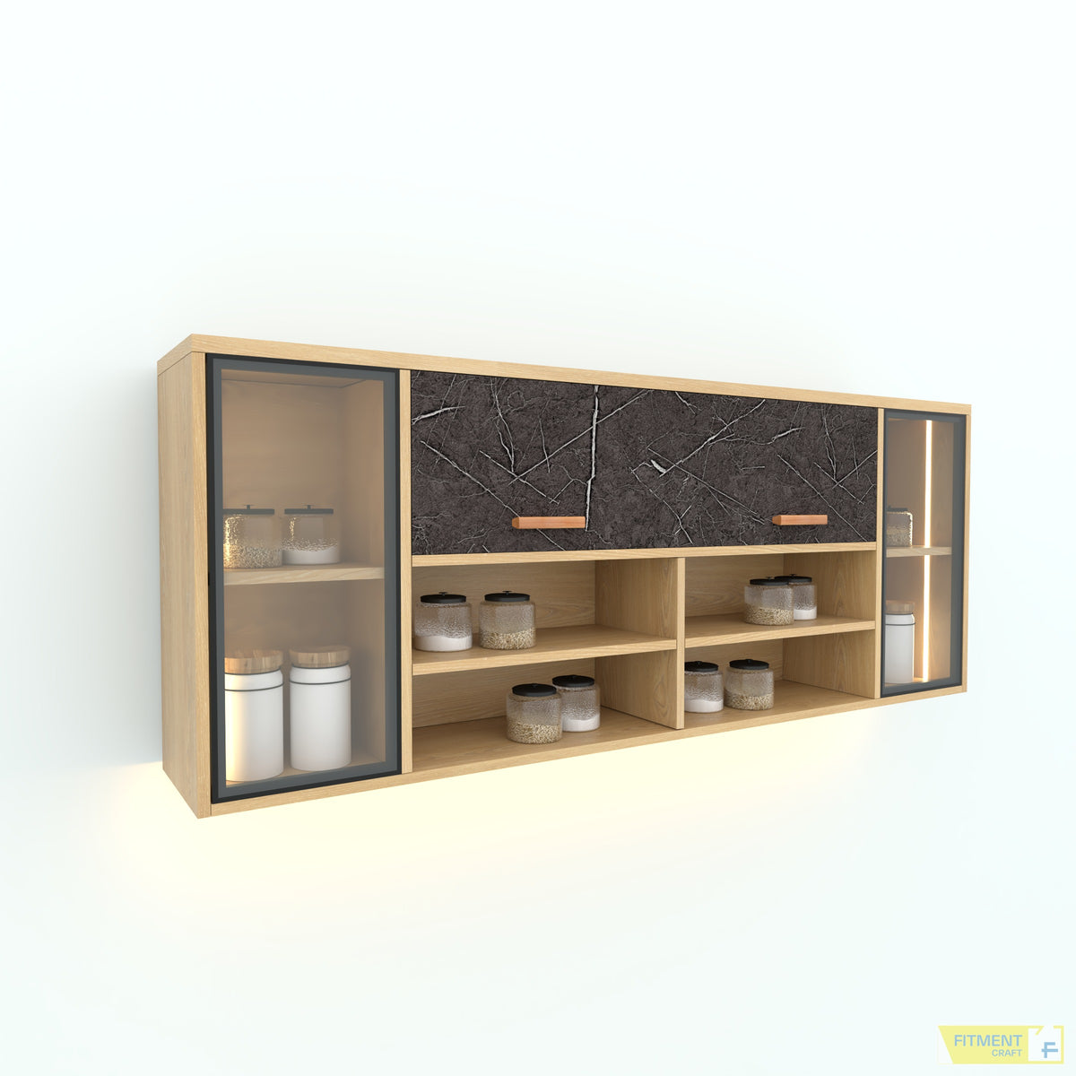 Jasmine kitchen HC Large Cabinet - Glass Door - image 8