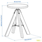 RUDSTORP stool black 44 55 cm - Standard - image 7