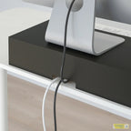 ELLOVEN monitor stand with drawer white - Gallery - image 15