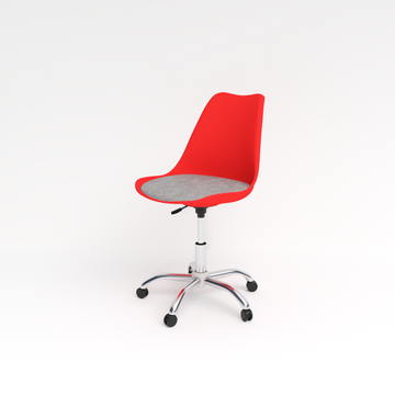 Tulip Revolving Chair - Red