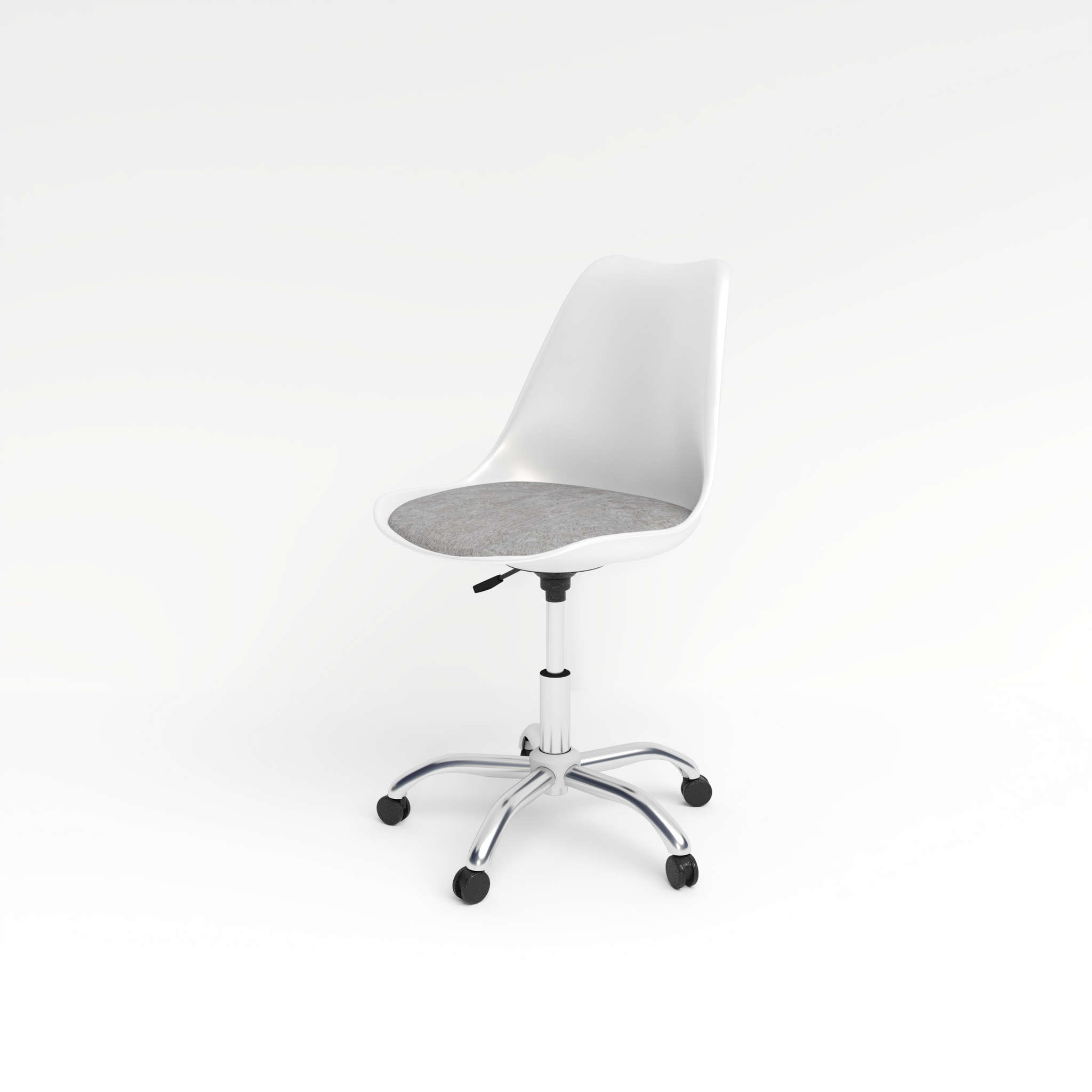 Tulip Revolving Chair - White
