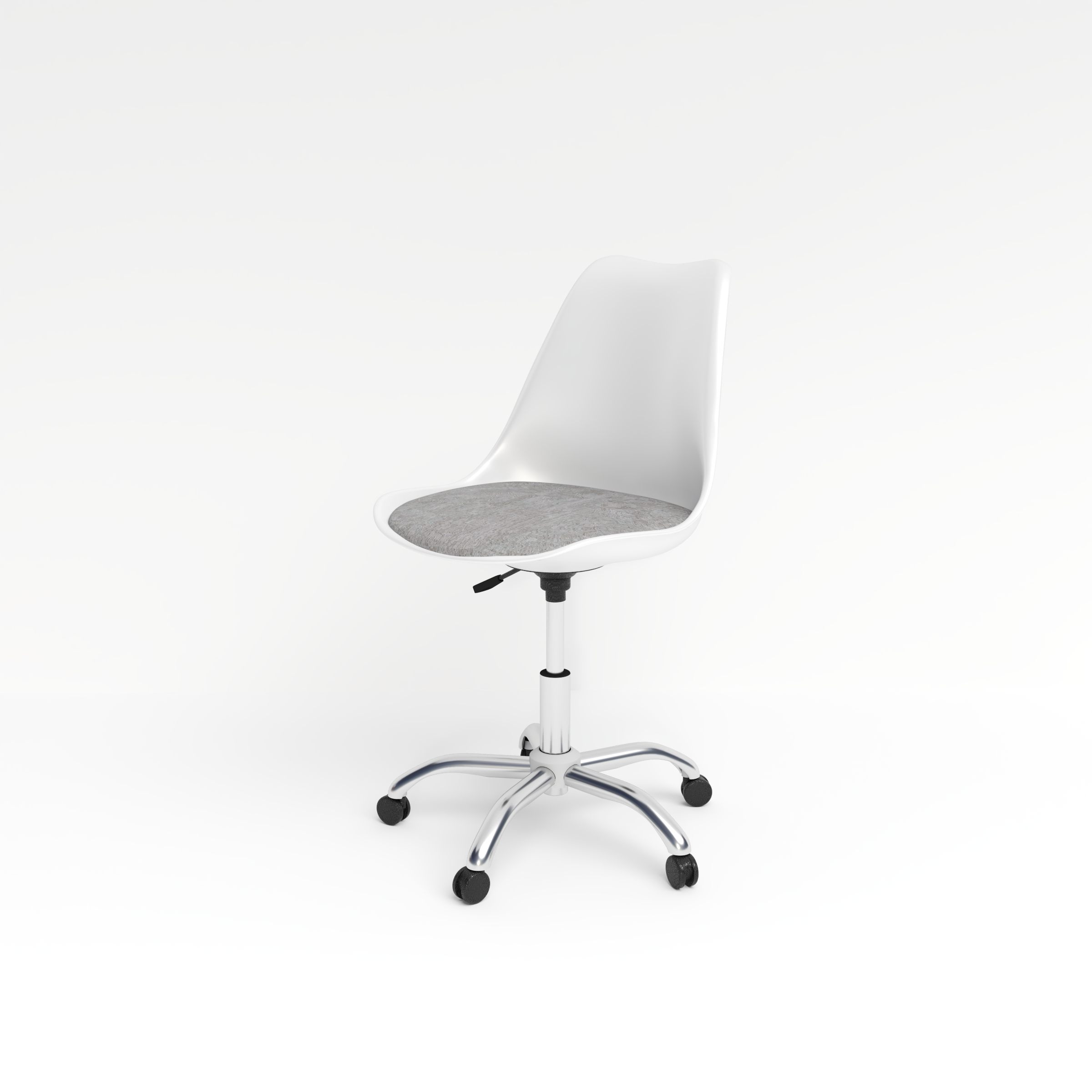 Tulip Revolving Chair - White