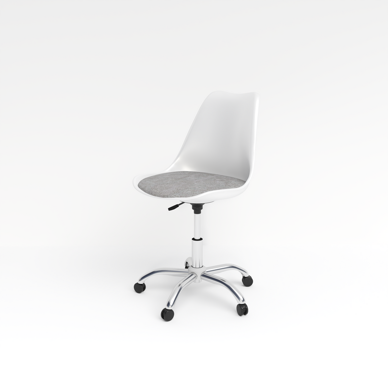 Tulip Revolving Chair - White