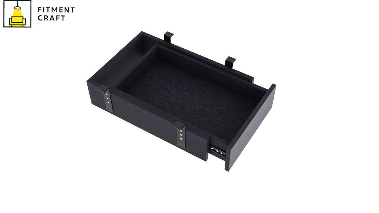 Portable Drawer for Modern Desk, Hanging Drawer under Table