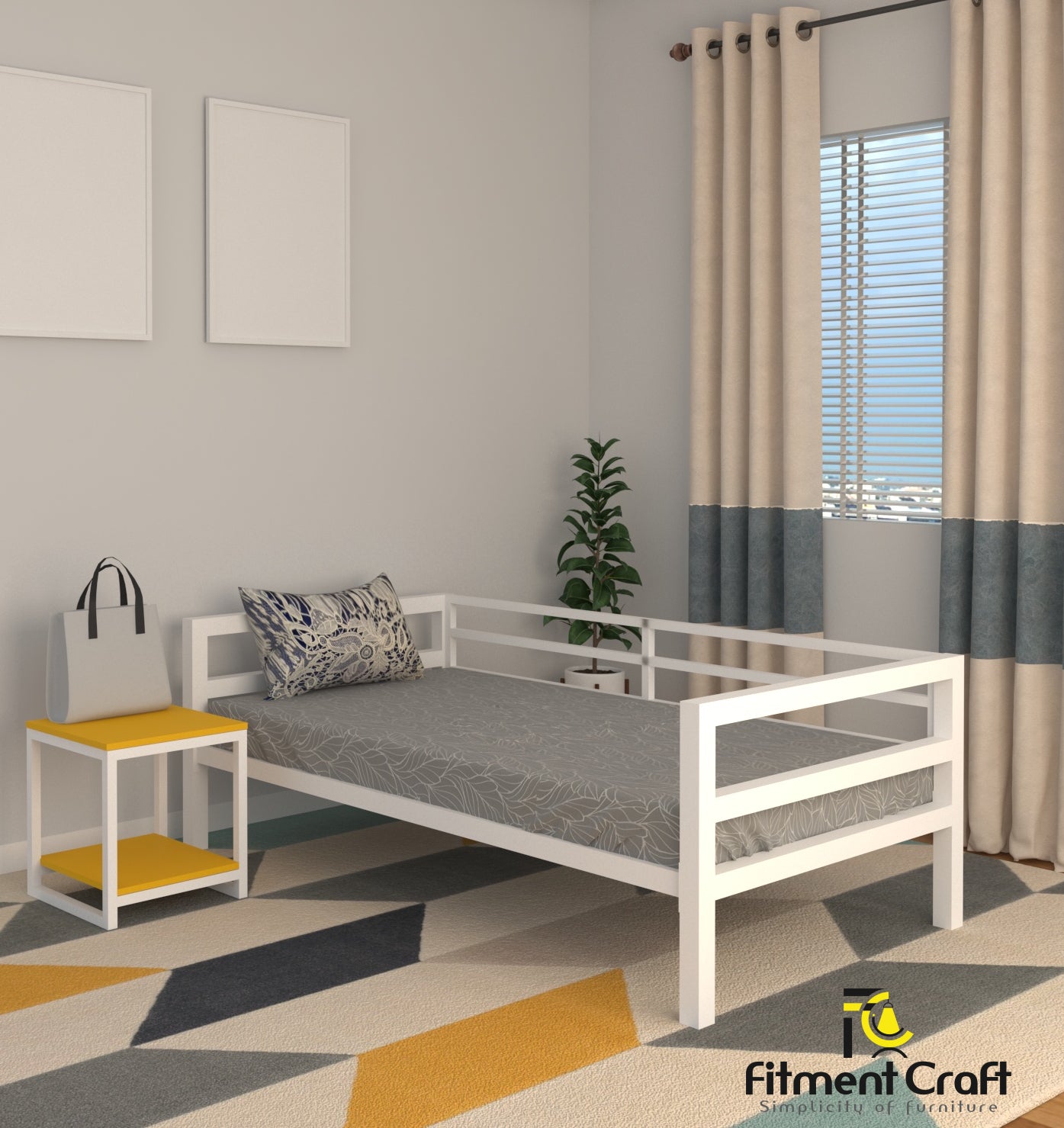 Velora - Metal Bed with Mattress | MBV5-002