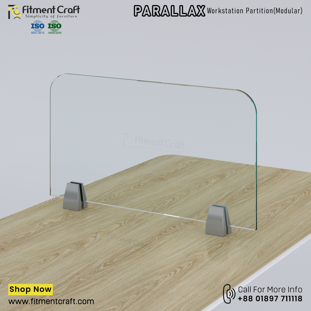 Parallax-Workstation Modular Partition (500mmX300mmX8mm) । WSMP-BRG-002
