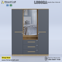 Lusora-Double Door Almirah । BAV3-016